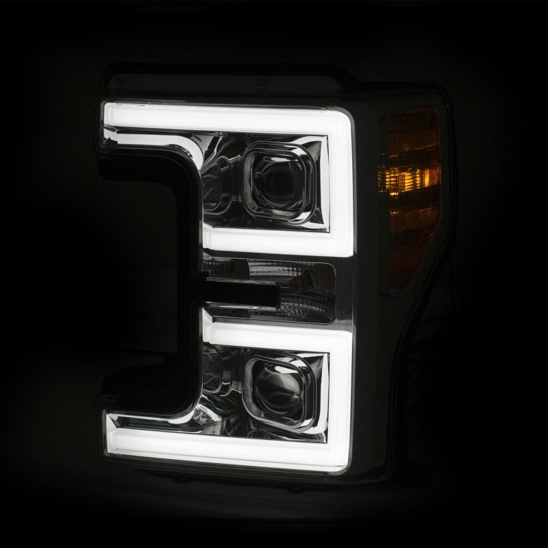 Anzo Projector Plank Style Switchback Headlight Chrome / Amber 17-18 Ford 111389 User 2