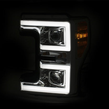 Anzo Projector Plank Style Switchback Headlight Chrome / Amber 17-18 Ford 111389 User 2