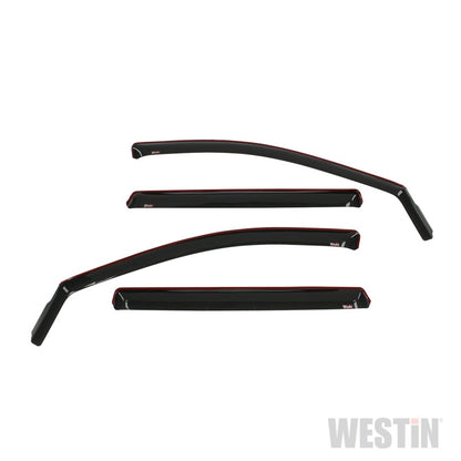 Westin 2013-2018 Nissan Pathfinder Wade In-Channel Wind Deflector 4pc - Smoke 72-69479 72-69479 Photo - Primary