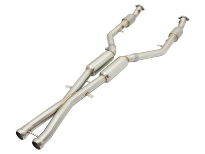 aFe 08-13 BMW(E90/92/93) MACH Force XP 304 Stainless Steel V8 4.0L w/ Cat & Resonator 49-36321-1 49-36321-1 Photo - Primary