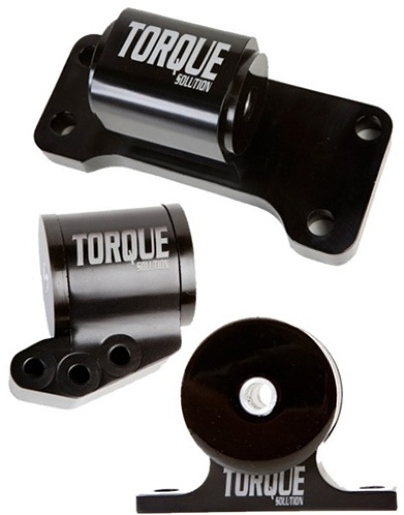 Torque Solution Billet aluminum 3 piece Engine Mount kit: Mitsubishi Evolution VII-IX 2001-2006 TS-EV-125 Photo - Primary