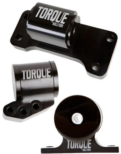 Torque Solution Billet aluminum 3 piece Engine Mount kit: Mitsubishi Evolution VII-IX 2001-2006 TS-EV-125 Photo - Primary