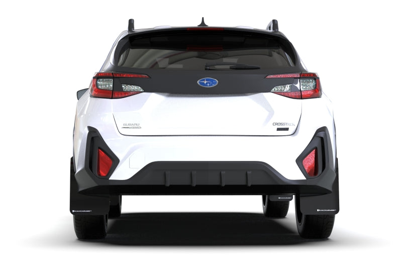 Rally Armor 2024 Subaru Crosstrek Black UR Mud Flap Light Blue Logo MF106-UR-BLK-NB MF106-UR-BLK-NB User 2