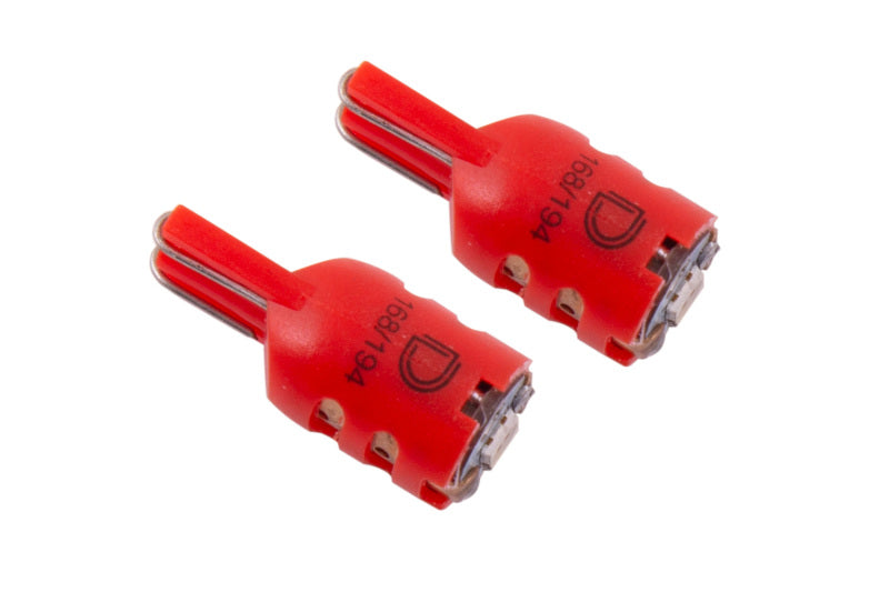 Diode Dynamics 194 LED Bulb HP5 LED - Red Short (Pair) DD0337P DD0337P Photo - Primary