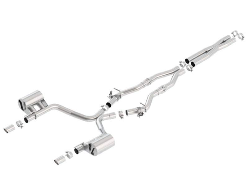 Borla 2017 Dodge Charger R/T 5.7L ATAK Catback Exhaust w/o Tips (w/MDS Valves ONLY) 140723 140723 Photo - Primary