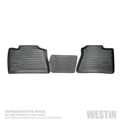 Westin 14-18 Chevrolet Silverado 1500/2500/3500 Regular Cab Profile Floor Liners Front Row - Black 74-06-21028 74-06-21028 Photo - Primary