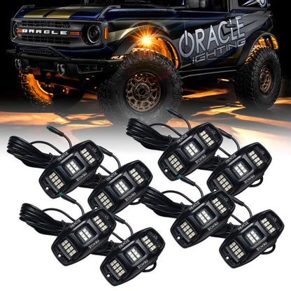ORACLE Lighting Oracle Underbody RGB+W Wheel Well Rock Light Kit - 8 PCS - ColorSHIFT 5895-339-8 5895-339-8 Photo - Primary