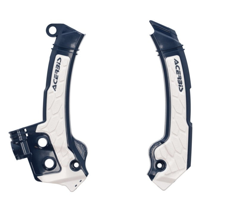 Acerbis 23+ Husqvarna FC/FX/ TC/ TXi/ FE/ TE Frame Guards- X-Grip - Blue/White 2979601006 2979601006 Photo - Primary