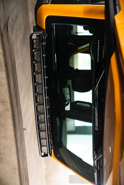 DV8 Offroad DV8 21+ Ford Bronco Curved Light Bracket for 12 3in. Pod Lights LBBR-03 LBBR-03 Photo - Mounted