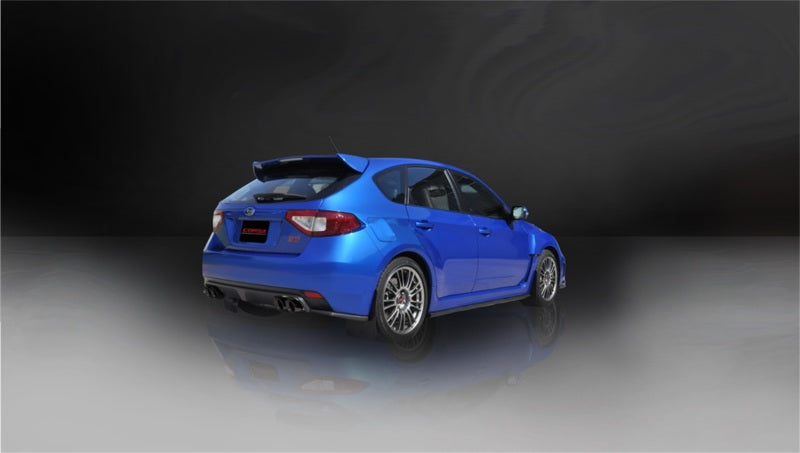 Corsa Performance 08-13 Subaru Impreza Hatchback STI 2.5L Turbo Manual Black Sport Cat-B 14862BLK Photo - Mounted