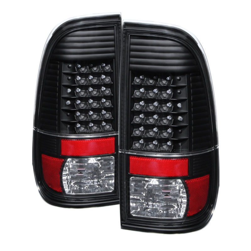 SPYDER Xtune Ford Super Duty 08-15 LED Tail Lights Black ALT-JH-FS08-LED-BK 9027680 9027680 Photo - Primary