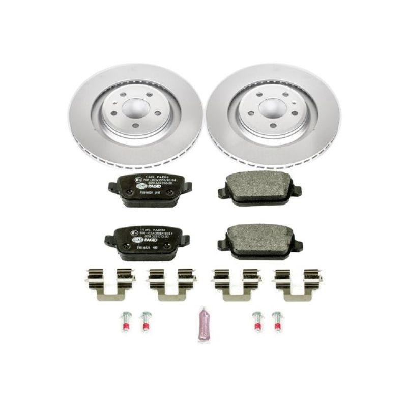 PowerStop Power Stop 07-11 Volvo S80 Rear Euro-Stop Brake Kit ESK5341 ESK5341 Photo - Primary