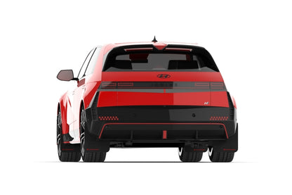 Rally Armor 2025+ Hyundai Ioniq 5 N Black Mud Flap w/ Light Blue Logo MF117-UR-BLK-PBL MF117-UR-BLK-PBL User 2