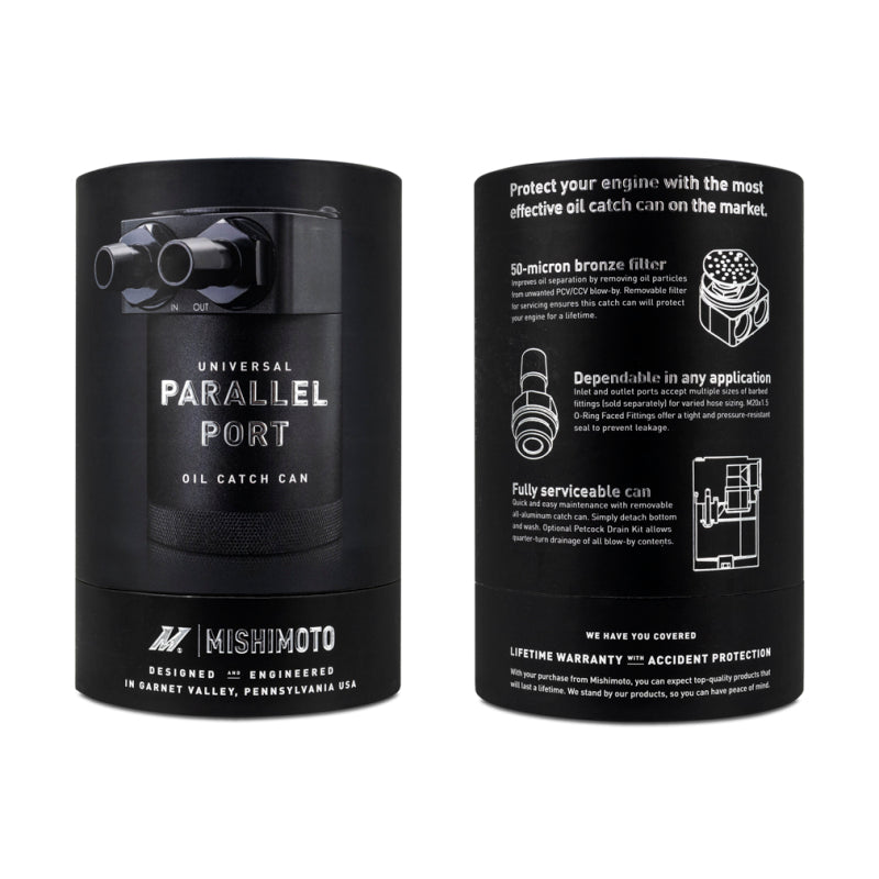 Mishimoto Parallel Port Universal Baffled Oil Catch Can MMBCC-PPTWO MMBCC-PPTWO User 1