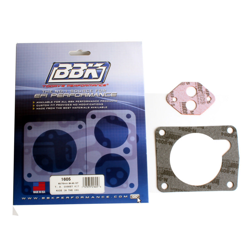 BBK Performance 94-95 Mustang 5.0L 65/70mm & Stock Throttle Body Gasket Kit 1605 Photo - Primary