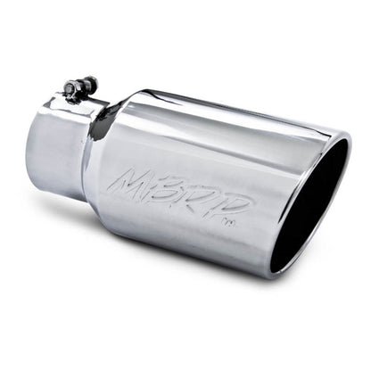 MBRP Tip 6in O.D. Angled Roll ed End  4in inlet MBRT5073 T5073 Photo - Primary