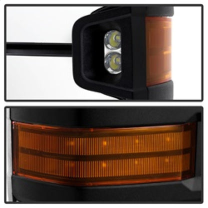 SPYDER xTune Chevy Silverado 14-16 Heated Amber LED Signal Mirror Chrome MIR-CSIL14S-G3C-PWH-AM-SET 9936777 9936777 Photo - Unmounted
