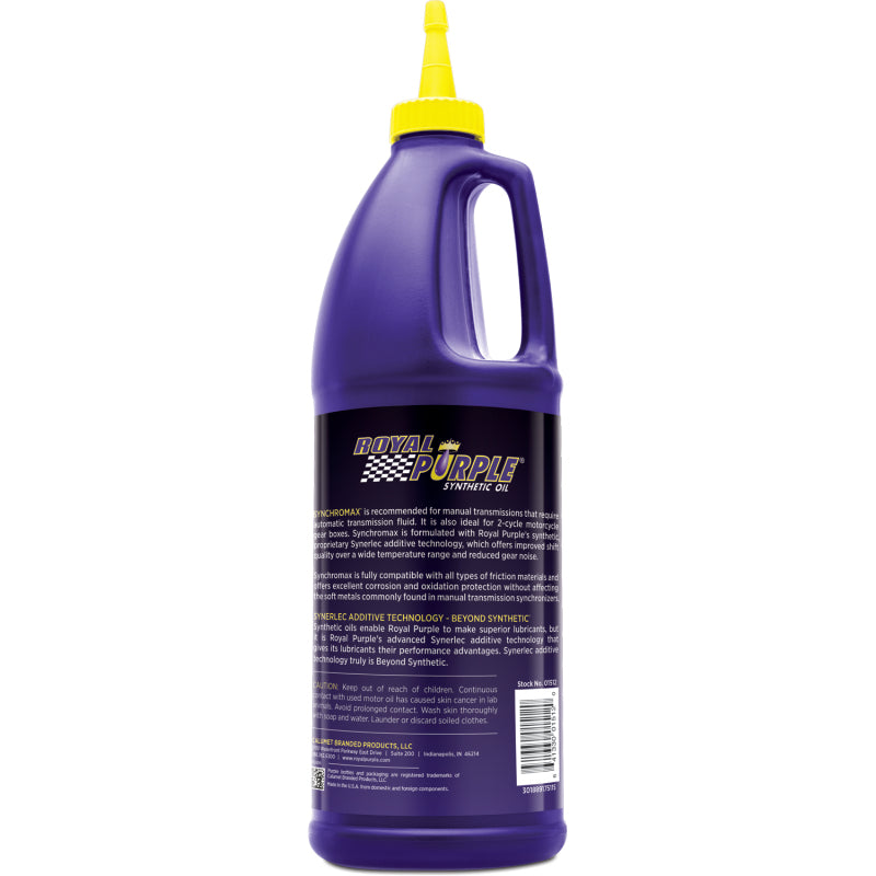 Royal Purple Synchromax Manual Trans Fluid Case 6x1qt Bottles ROY06512 06512 User 1