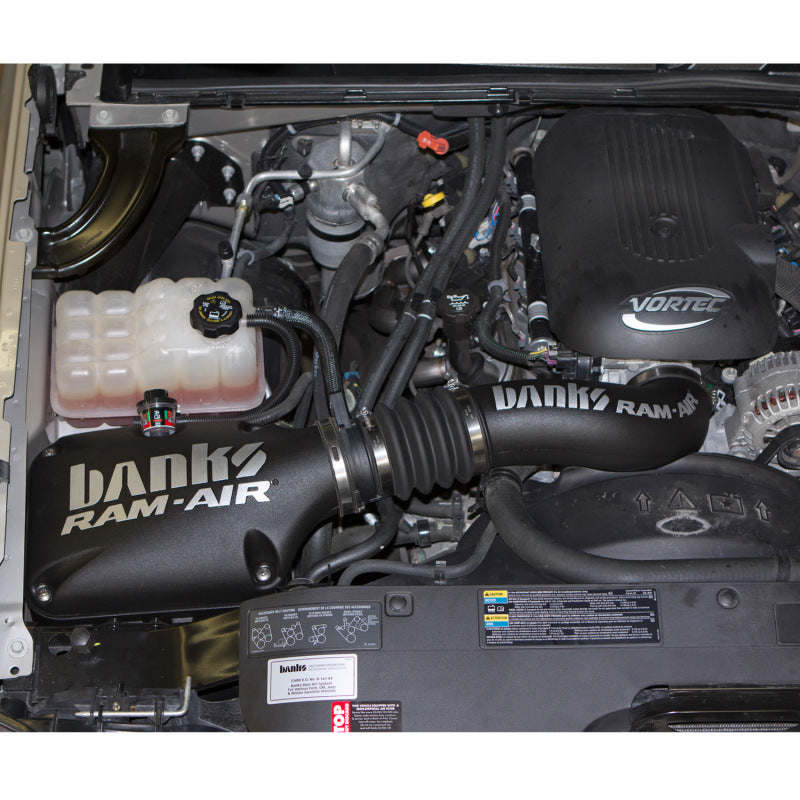 Banks Power 99-08 Chev/GMC 4.8-6.0L SUV (Full Size Only) Ram-Air Intake System - Dry Filter 41801-D 41801-D Photo - Mounted