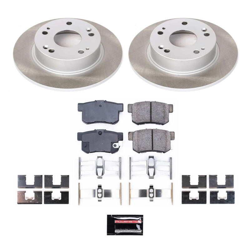PowerStop Power Stop 03-07 Honda Accord Rear Semi-Coated Rotor Kit SC2391 SC2391 Photo - Primary