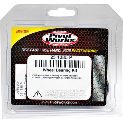 Pivot Works Kawasaki Wheel Bearing Kit Premium Bearings 25-1385-P 25-1385-P Photo - Primary
