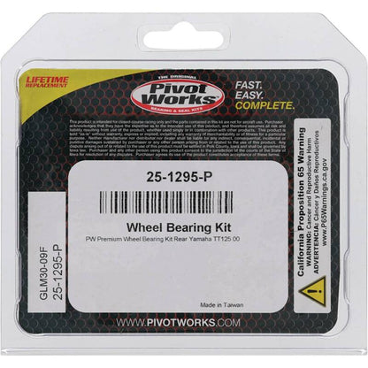 Pivot Works Yamaha Wheel Bearing Kit Premium Bearings 25-1295-P 25-1295-P Photo - Primary