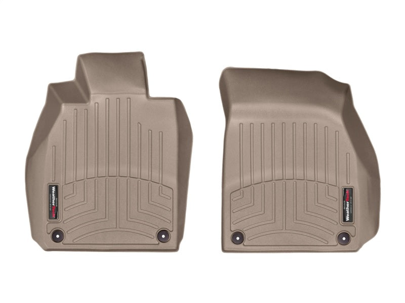 WeatherTech WT FloorLiner - Front - Tan Floor Mats Floor Mats - Rubber main image