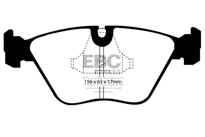 EBC Disc Brake Pad Set UD3941 Photo - Primary