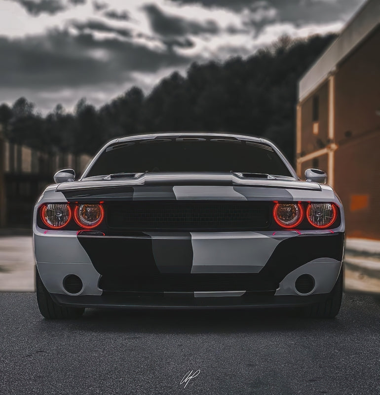 ORACLE Lighting Oracle 08-14 Dodge Challenger Dynamic Surface Mount Headlight Halo Kit - ColorSHIFT - Dynamic 1292-332 1292-332 User 5