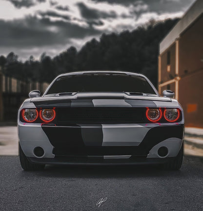 ORACLE Lighting Oracle 08-14 Dodge Challenger Dynamic Surface Mount Headlight Halo Kit - ColorSHIFT - Dynamic 1292-332 1292-332 User 5