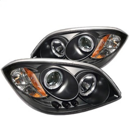Spyder Chevy Cobalt 05-10/Pontiac G5 07-09 Projector Headlights LED Halo LED Blk PRO-YD-CCOB05-HL-BK 5009326 5009326 Photo - Primary