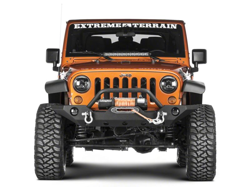 Raxiom 07-18 Jeep Wrangler JK 20-In Light Bar Hood Mounting Brackets J106742 J106742 Photo - Close Up