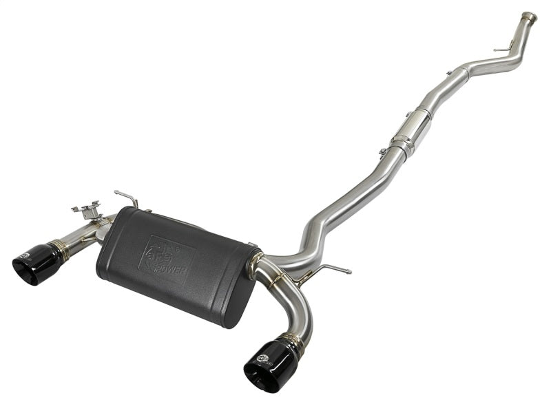 aFe Cat-Back Exhaust System w/Black Tips MACH Force-Xp 304 Stainless Steel 49-36340-B Photo - Primary