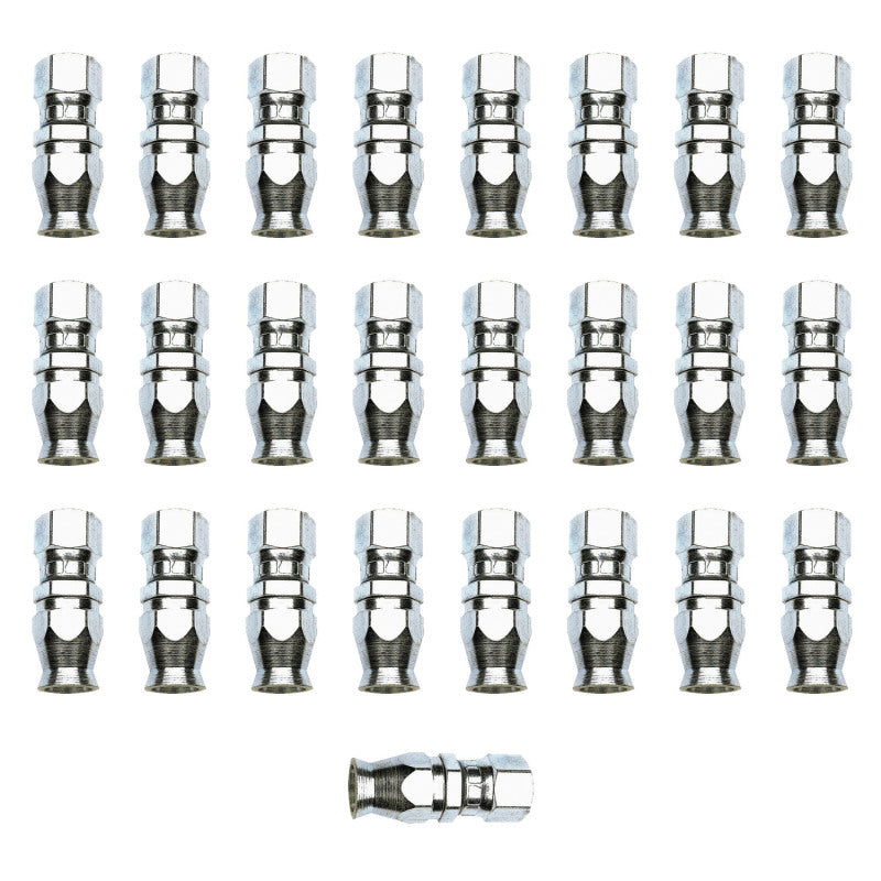 Russell Performance -6 AN Endura Pwerflex Power Steering Straight Hose Ends (25 pcs.) 620409 620409 Photo - Primary