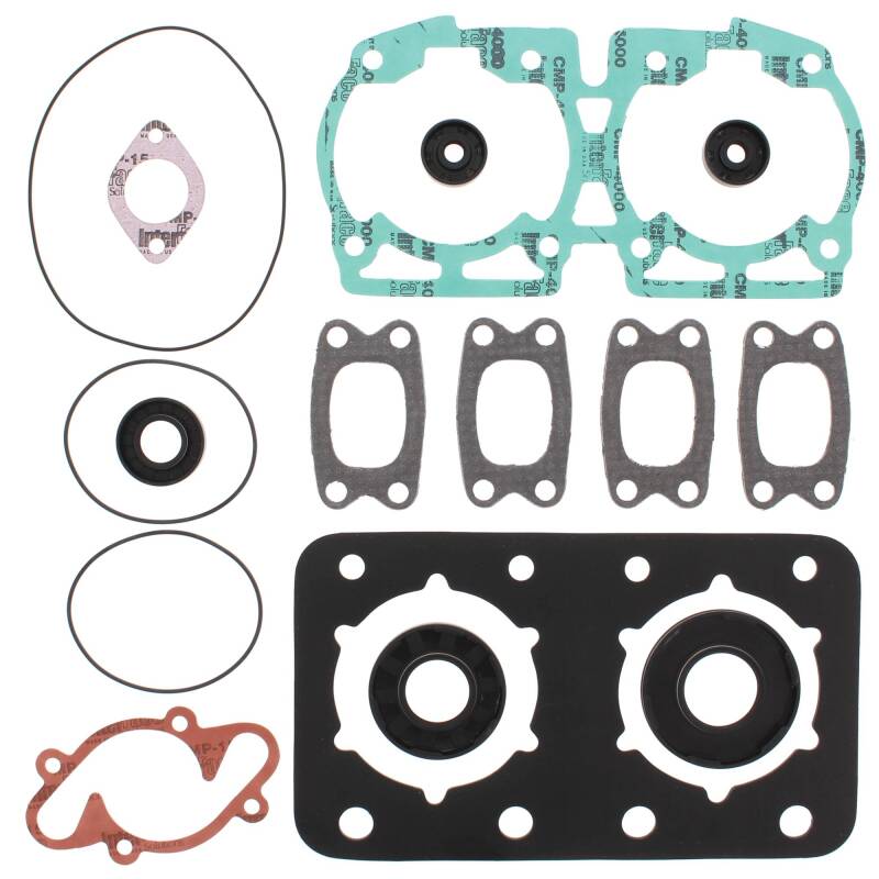 Vertex Pistons Vertex Gaskets 1991 Ski-Doo Formula Plus/E/XTC/XTCE Complete Gasket Kit w/ Oil Seals 711177A 711177A Photo - Primary