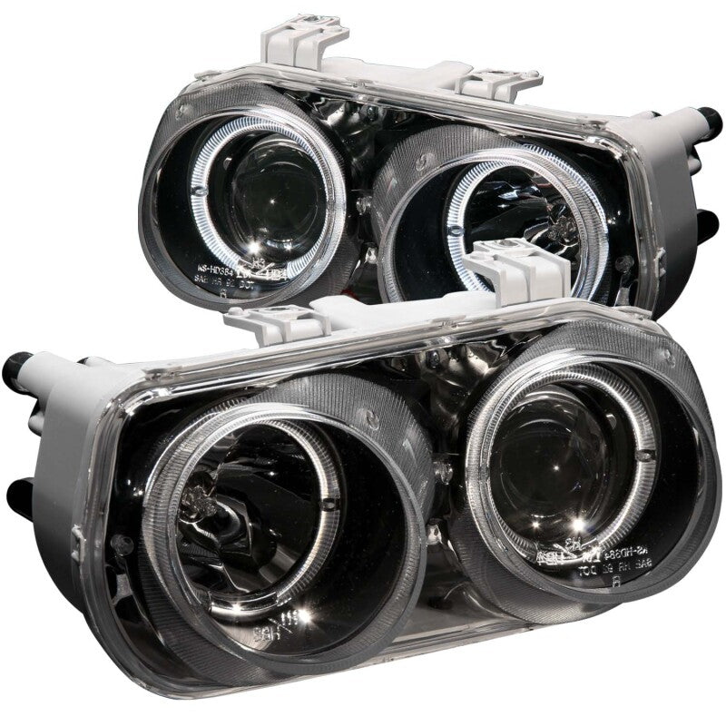 Anzo 1994-1997 Acura Integra Projector Headlights w/ Halo Black 121003 Photo - Primary