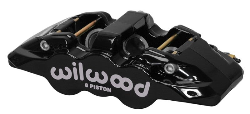 Wilwood Caliper-Aero6-R/H - Black 1.62/1.12/1.12in Pistons 1.25in Disc 120-13289-BK 120-13289-BK User 1