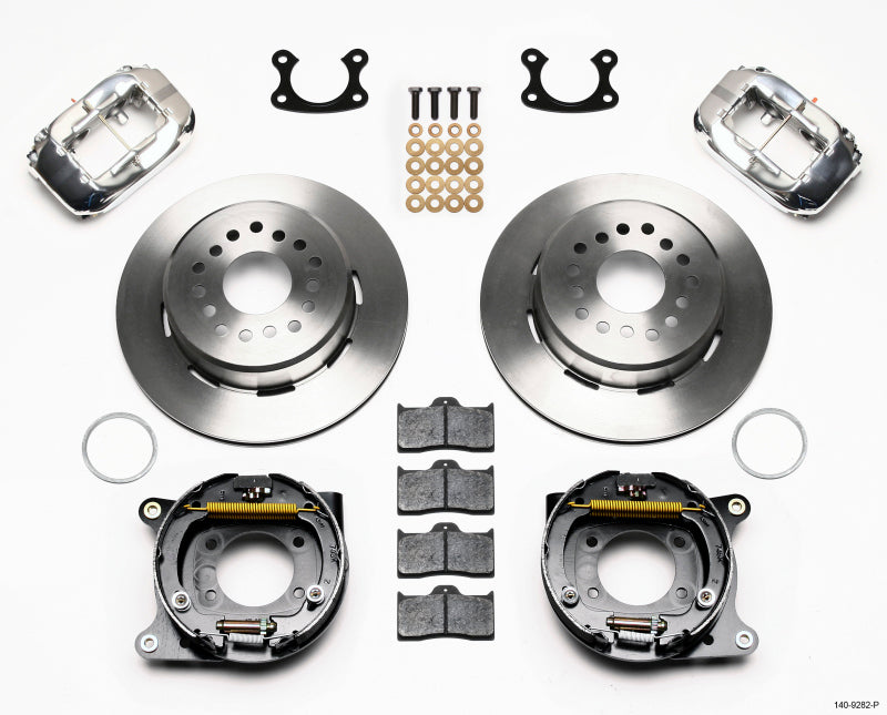 Wilwood Forged Dynalite P/S Park Brake Kit Polish Small Ford 2.50in Offset 140-9282-P 140-9282-P Photo - Primary