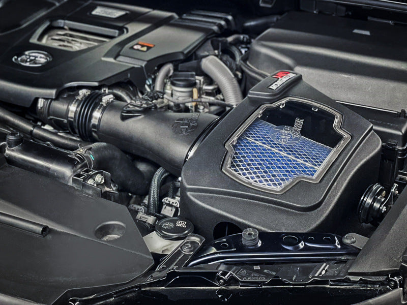 aFe Momentum HD Cold Air Intake System w/ Pro 10R Filter 2022 Toyota Land Cruiser V6-3.3L (td) 50-70098T 50-70098T Photo - Mounted