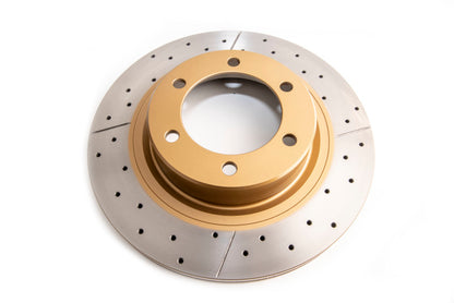 DBA 02-06 Volkswagen Golf VR6 2.8L Front Drilled & Slotted Street Series Rotor 802X 802X Photo - out of package