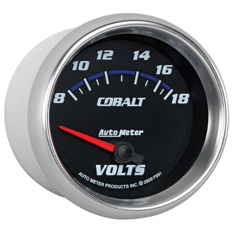 Autometer Gauge, Voltmeter, 2 5/8", 18V, Electric, Cobalt 7991 User 5