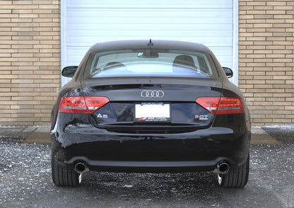 AWE Tuning Audi B8 A5 2.0T Touring Edition Exhaust - Dual Outlet Polished Silver Tips 3015-32022 3015-32022 Photo - out of package