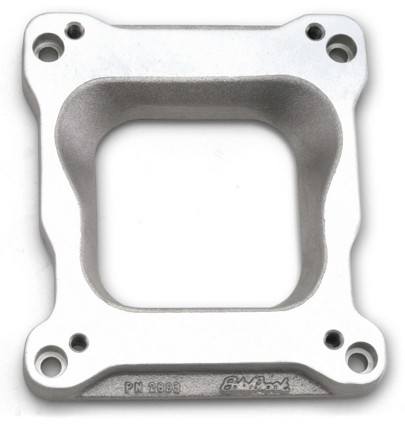 Edelbrock Competition Carb Adapter for Quadrajet to Square Bore Single-Plane 2693 Photo - Primary