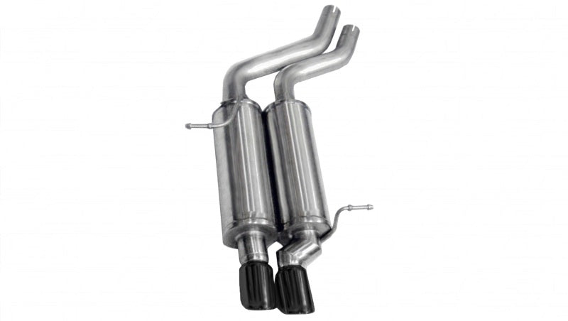 Corsa Performance 01-06 BMW 325i/ci Convertible E46 Black Sport Axle-Back Exhaust 14559BLK Photo - Primary