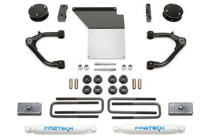 Fabtech 4" Uniball UCA System w/ Rear Performance Shock K1071 Photo - Primary
