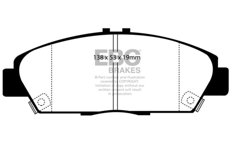 EBC Disc Brake Pad Set DP4975R Photo - Primary