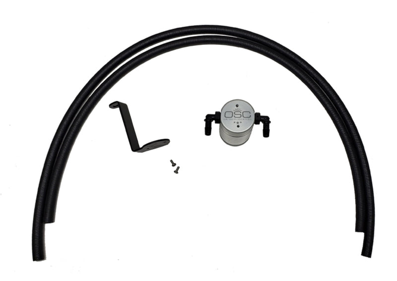 J&L 2005-2019 Nissan Frontier 4L Oil Separator 3.0 - Clear Anodized 3109P-C 3109P-C Photo - Primary