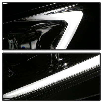 SPYDER xTune 09-14 Acura Projector Headlights - Light Bar DRL - Chrome (PRO-JH-ATSX09-LB-C) 9042225 9042225 Photo - Unmounted