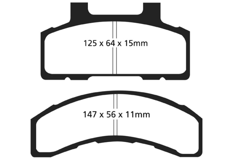 EBC Disc Brake Pad Set DP41240R Photo - Primary