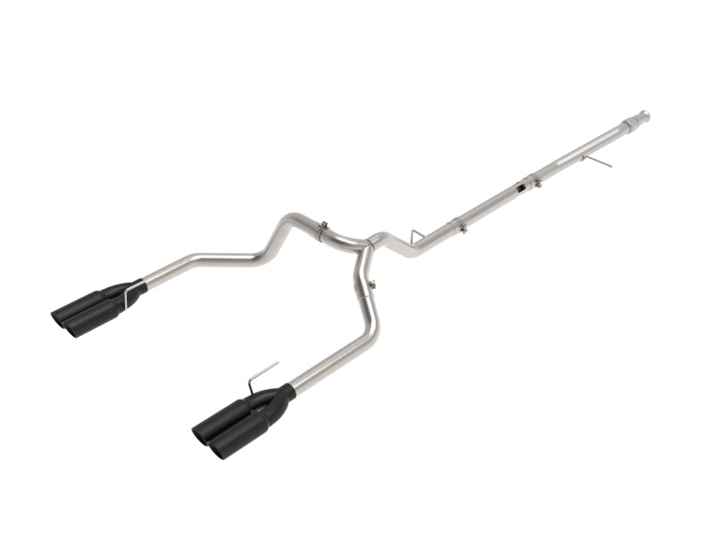 aFe Vulcan Series 3in 304SS DPF-Back 20-21 GM Trucks L6-3.0L (td) LM2 - Dual Black Tip 49-34130-B 49-34130-B Photo - Primary